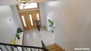Amateur Scene: Mona Azar Gags On Big Cock & Gets Facial - watch hot sex videos on HOTSEXVIDEOS24.COM