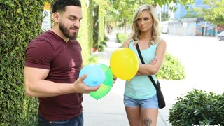 Natural Tits Amateur Gets Fingered in Outdoor Water Prank - watch hot sex videos on HOTSEXVIDEOS24.COM