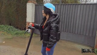 Wild Scooter Ride - Megan Fiore Sucks & Fucks Jordi - the best porn 24/7 on HOTSEXVIDEOS24.COM