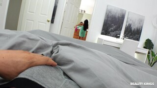 Interracial Action with a Petite Asian - watch hot sex videos on HOTSEXVIDEOS24.COM