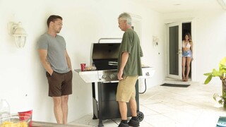 Reverse Cowgirl at the BBQ - the best porn 24/7 on HOTSEXVIDEOS24.COM