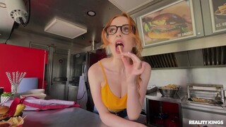 Cowgirl Cumshot on the Truck - watch hot sex videos on HOTSEXVIDEOS24.COM