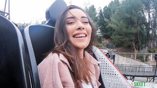 Naughty Theme Park Adventure - Aria Lee Flashes Zac Wild - the best porn 24/7 on HOTSEXVIDEOS24.COM