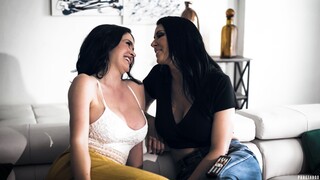 Lesbian Stepmoms Krissy Lynn and Reagan Foxx Share Stepson - the best porn 24/7 on HOTSEXVIDEOS24.COM
