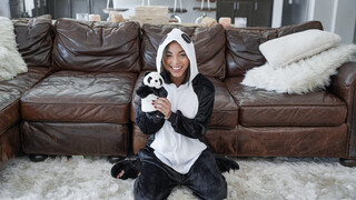 Zerella Skies Moans in Puppet Pal Panda Scene - the best porn 24/7 on HOTSEXVIDEOS24.COM