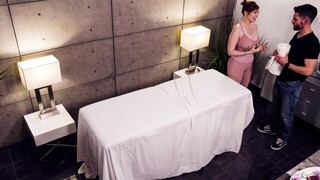 Natural Tits Brunette Gives Sneaky Under-Table Handjob - the best porn 24/7 on HOTSEXVIDEOS24.COM