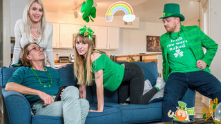 Big Tits & Big Ass Brunette Share Huge Cock - St. Patrick's Day Fun - porno terbaik 24/7 di HOTSEXVIDEOS24.COM