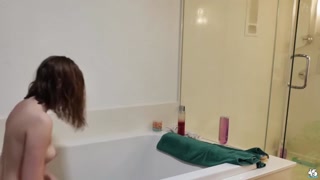 Shower Rimjob POV – Brunette Handjob Fun - the best porn 24/7 on HOTSEXVIDEOS24.COM