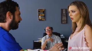 Eliza Ibarra Deepthroat & DP - Office XXX Scene - the best porn 24/7 on HOTSEXVIDEOS24.COM