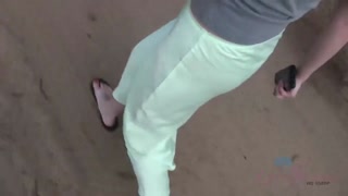 Exhibitionist teen Aften gets creampied outside with foot action - porno terbaik 24/7 di HOTSEXVIDEOS24.COM