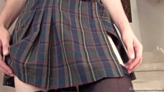 Kiyoko the brunette vixen teases in dress-up fun - najlepsze porno 24/7 na HOTSEXVIDEOS24.COM