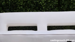 Blonde babe Tierra shows off shaved pussy in casting - the best porn 24/7 on HOTSEXVIDEOS24.COM
