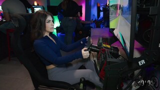 Kay Rhea rides GI Joey cowgirl style in the arcade before a facial - HOTSEXVIDEOS24.COM에서 24/7 최고의 포르노