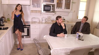 Roxy Lips Gives Blowjob to Husband's Friend in Dirty Bathroom - the best porn 24/7 on HOTSEXVIDEOS24.COM
