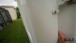 New Neighbor's Reverse Ride - watch hot sex videos on HOTSEXVIDEOS24.COM