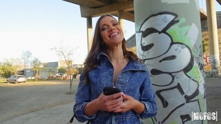 Piercing and Stockings in the Street - the best porn 24/7 on HOTSEXVIDEOS24.COM