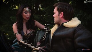 Wonder Woman Parody: Brunette with Big Tits Takes Anal - die beste Porno 24/7 auf HOTSEXVIDEOS24.COM